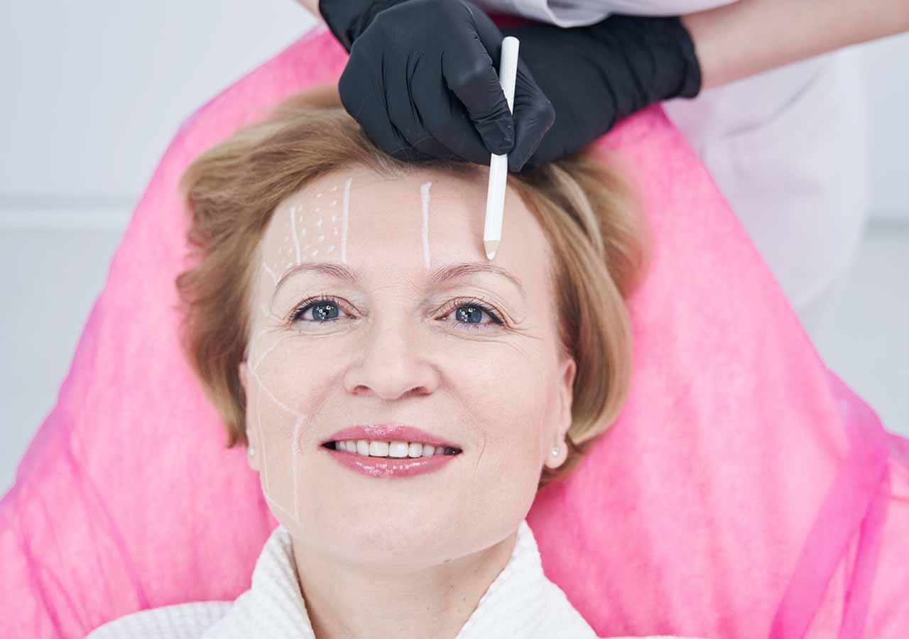 brow lift pretreatment