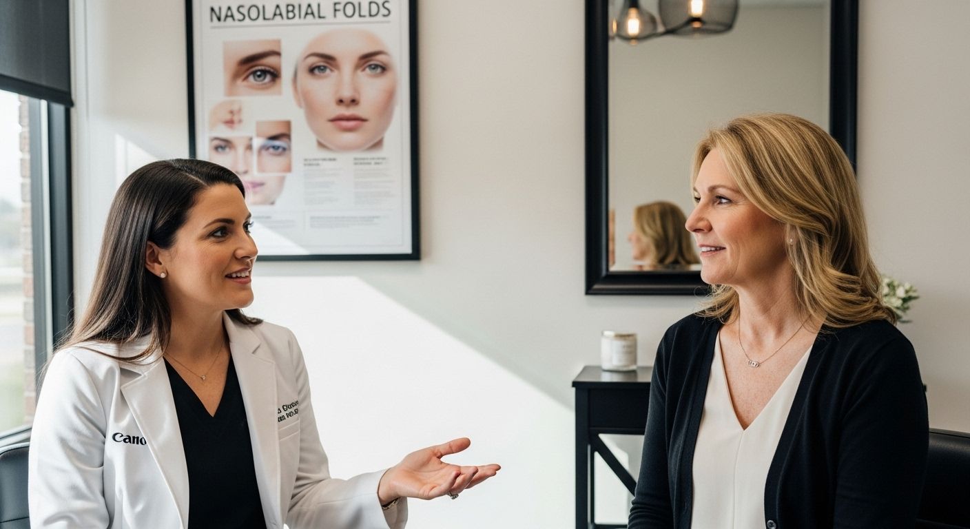 nasolabial folds consultation patient